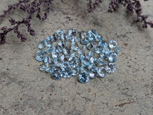 Load image into Gallery viewer, Sky Blue Topaz Round Facets - 4mm
