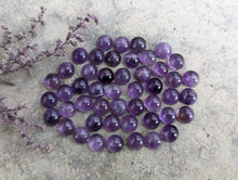 Load image into Gallery viewer, Chevron Amethyst Round Cabochons - 8mm
