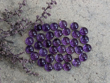 Load image into Gallery viewer, Amethyst Round Cabochons - 7mm
