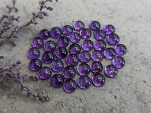 Load image into Gallery viewer, Amethyst Round Cabochons - 7mm
