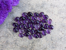 Load image into Gallery viewer, Amethyst Oval Cabochons - 4x6mm
