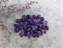 Load image into Gallery viewer, Amethyst Oval Cabochons - 4x6mm
