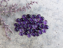 Load image into Gallery viewer, Amethyst Oval Cabochons - 4x6mm
