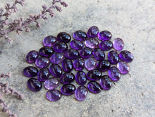 Load image into Gallery viewer, Amethyst Oval Cabochons - 4x6mm
