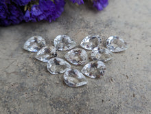 Load image into Gallery viewer, Clear Quartz Teardrop Facets - 10x14mm
