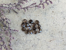 Load image into Gallery viewer, Smoky Quartz Rose Cut Teardrops - 4x5mm
