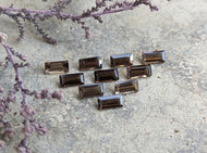 Smoky Quartz Baguette Facets - 3x6mm
