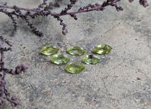 Load image into Gallery viewer, Peridot Marquise Facets - 3x6mm
