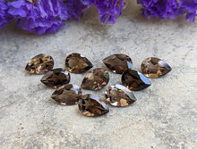 Load image into Gallery viewer, Smoky Quartz Teardrop Facets - 6x9mm
