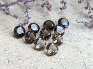 Smoky Quartz Round Facets - 8mm