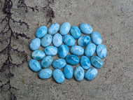 Larimar Oval Cabochons - 10x14mm