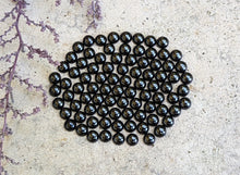 Load image into Gallery viewer, Black Spinel Round Cabochons - 6mm
