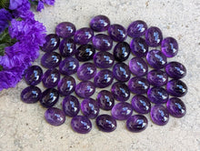 Load image into Gallery viewer, Amethyst Oval Cabochons - 9x11mm
