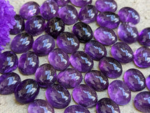 Load image into Gallery viewer, Amethyst Oval Cabochons - 9x11mm
