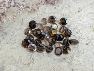 Smoky Quartz Round Facets - 6mm