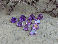 Amethyst Wide Teardrop Facets - 6mm