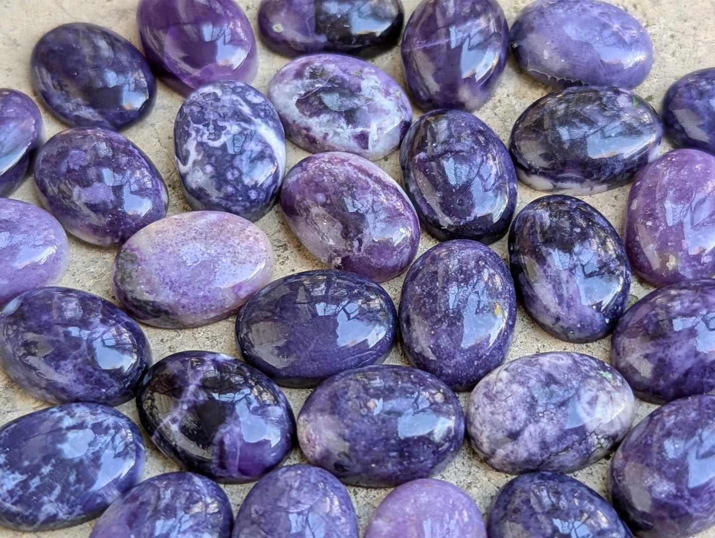 Morado Opal Oval Cabochons - 10x14mm