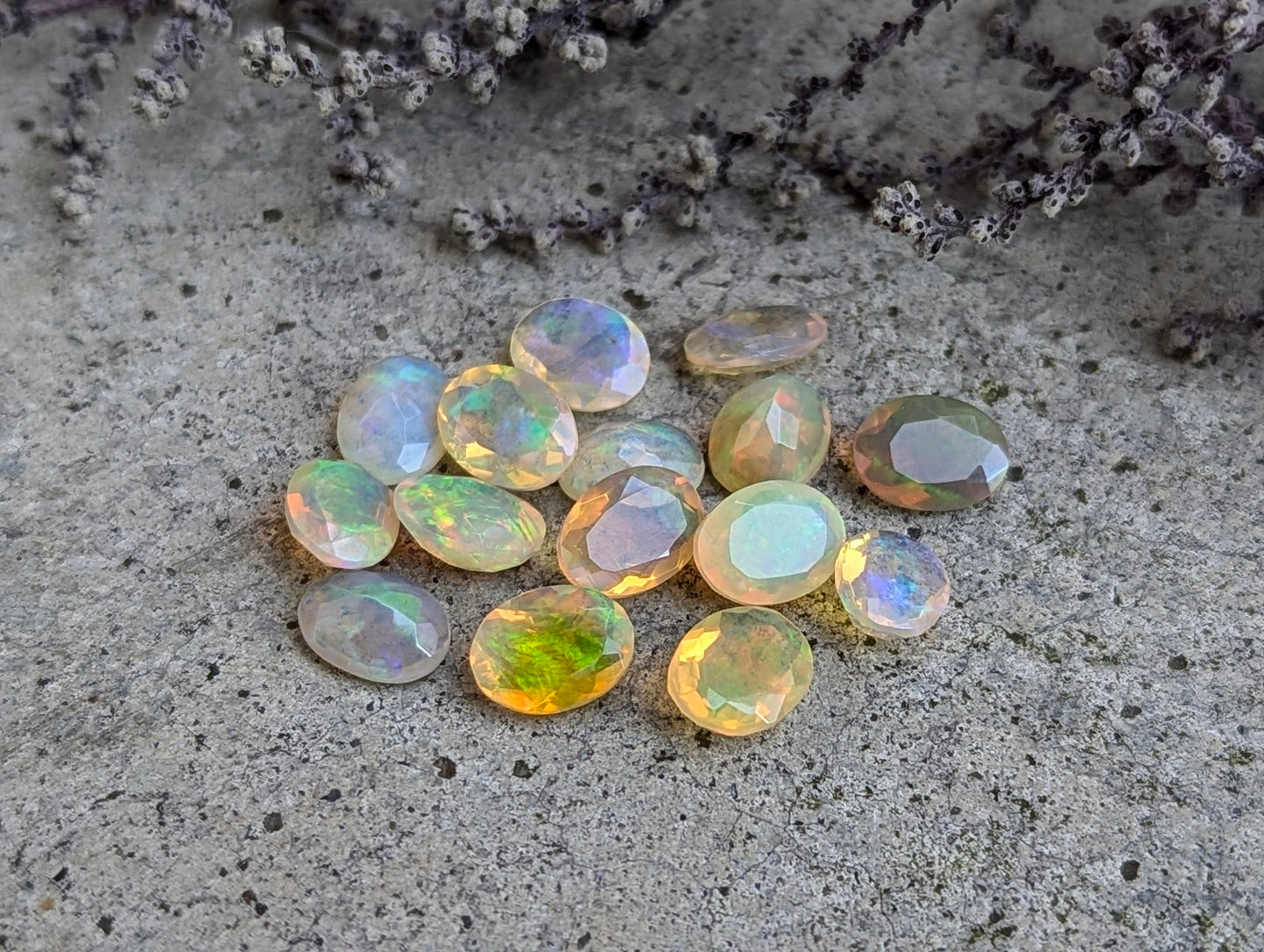 Ethiopian Welo Opal Oval Facets - 5x7mm