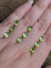 Load image into Gallery viewer, Peridot Teardrop Facets - 5x7mm
