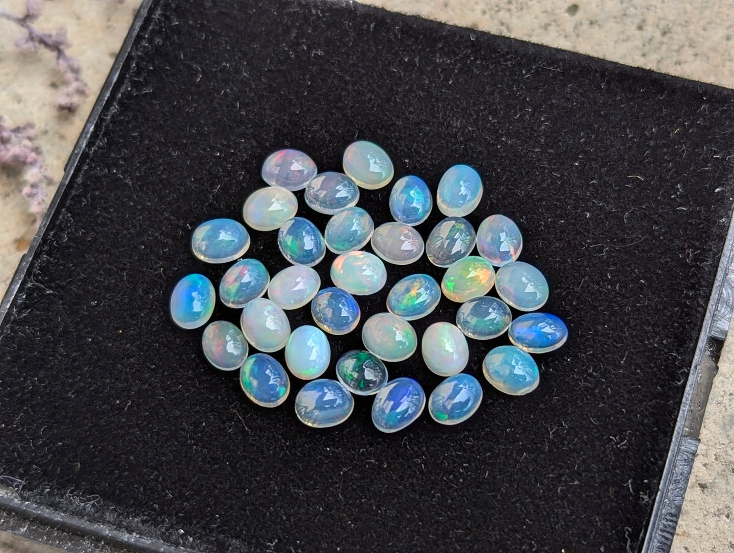 Ethiopian Welo Opal Oval Cabochons - 4x5mm