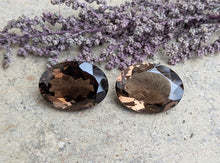 Load image into Gallery viewer, Smoky Quartz Oval Facets - 18x25mm
