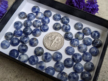 Load image into Gallery viewer, Blue Spot Jasper Round Cabochons - 8mm
