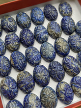 Load image into Gallery viewer, Lapis Lazuli Carved Cabochons
