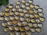 Citrine Round Cabochons - 8mm