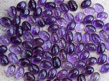 Load image into Gallery viewer, Amethyst Oval Cabochons - 4x6mm
