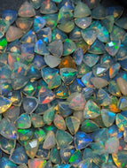 Ethiopian Welo Opal Trillion Facets - 4mm