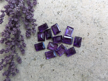 Load image into Gallery viewer, Amethyst Rectangular Facets - 6x9mm
