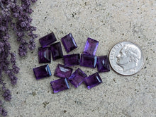 Load image into Gallery viewer, Amethyst Rectangular Facets - 6x8mm
