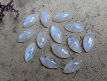 Load image into Gallery viewer, Moonstone Marquise Cabochons - 9x18mm
