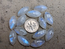 Load image into Gallery viewer, Moonstone Marquise Cabochons - 9x18mm
