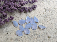 Blue Lace (Chalcedony) Teardrop Facets - 5x7mm