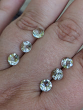 Load image into Gallery viewer, Prasiolite (Green Amethyst) Rose Cut Round Facets - 6mm
