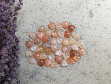 Load image into Gallery viewer, Peach Moonstone Trillion Cabochons - 7mm
