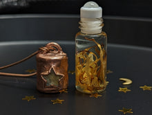 Load image into Gallery viewer, Citrine Star Roller Bottle Pendant - 2oz
