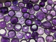 Clearance Rose Cut Amethyst (and other fancy cuts)
