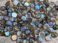 Labradorite Round Facets - 5mm