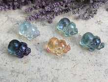 Load image into Gallery viewer, Fluorite Mini Carving - Elephant
