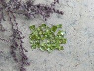 Peridot Square Facets - 5mm