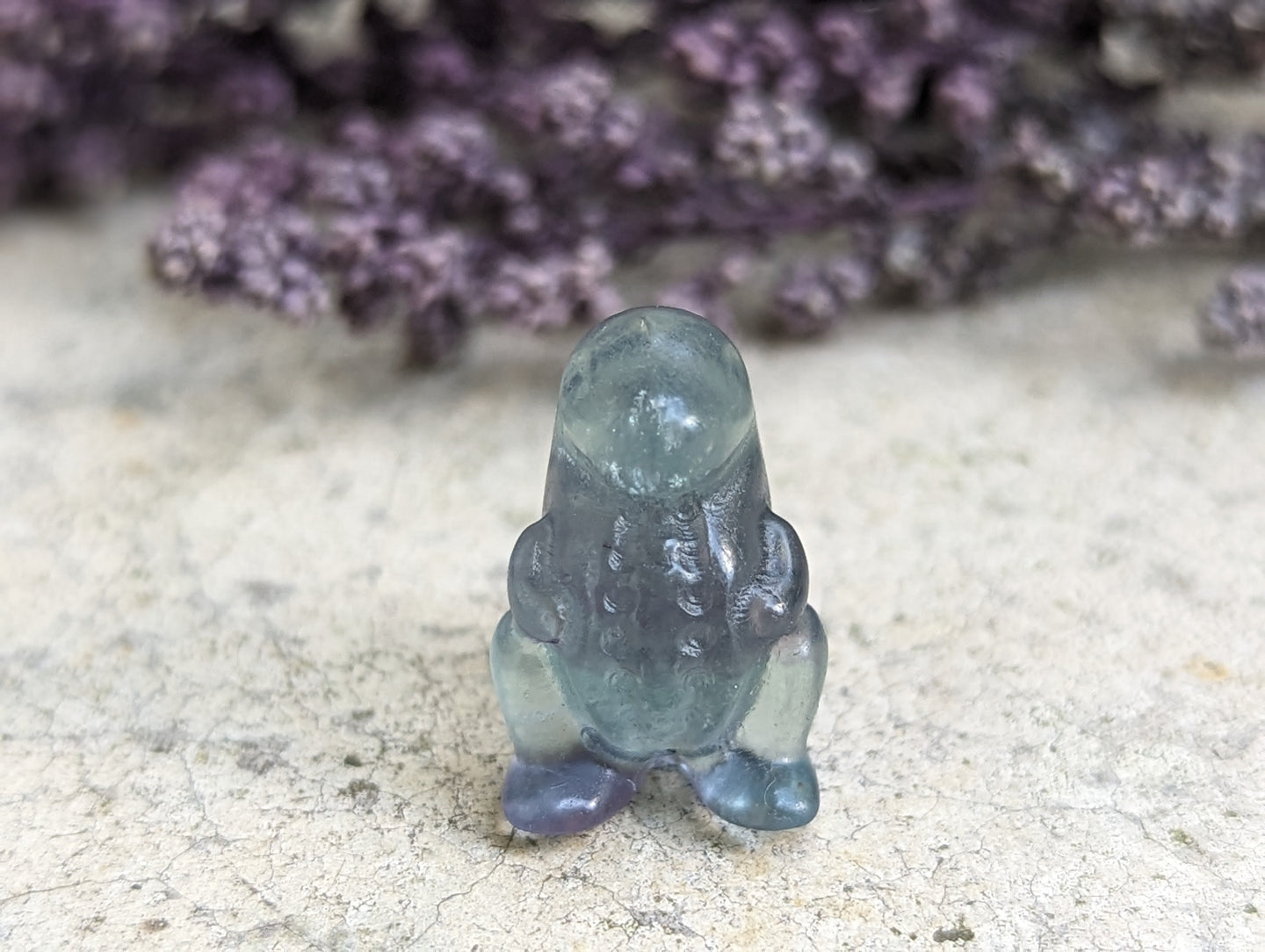 Fluorite Mini Carving - Godzilla