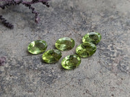 Peridot Oval Facets - 5x7mm