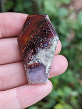 Load image into Gallery viewer, Scenic Red Moss Agate Coffin Cabochons
