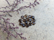 Load image into Gallery viewer, Smoky Quartz Cushion Rose Cuts - 4mm
