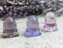 Load image into Gallery viewer, Fluorite Mini Carving - R2D2
