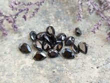 Load image into Gallery viewer, Shungite Teardrop Facets - 4x6mm
