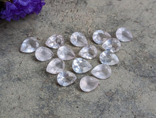 Load image into Gallery viewer, Rose Quartz Teardrop Facets - 6x8mm
