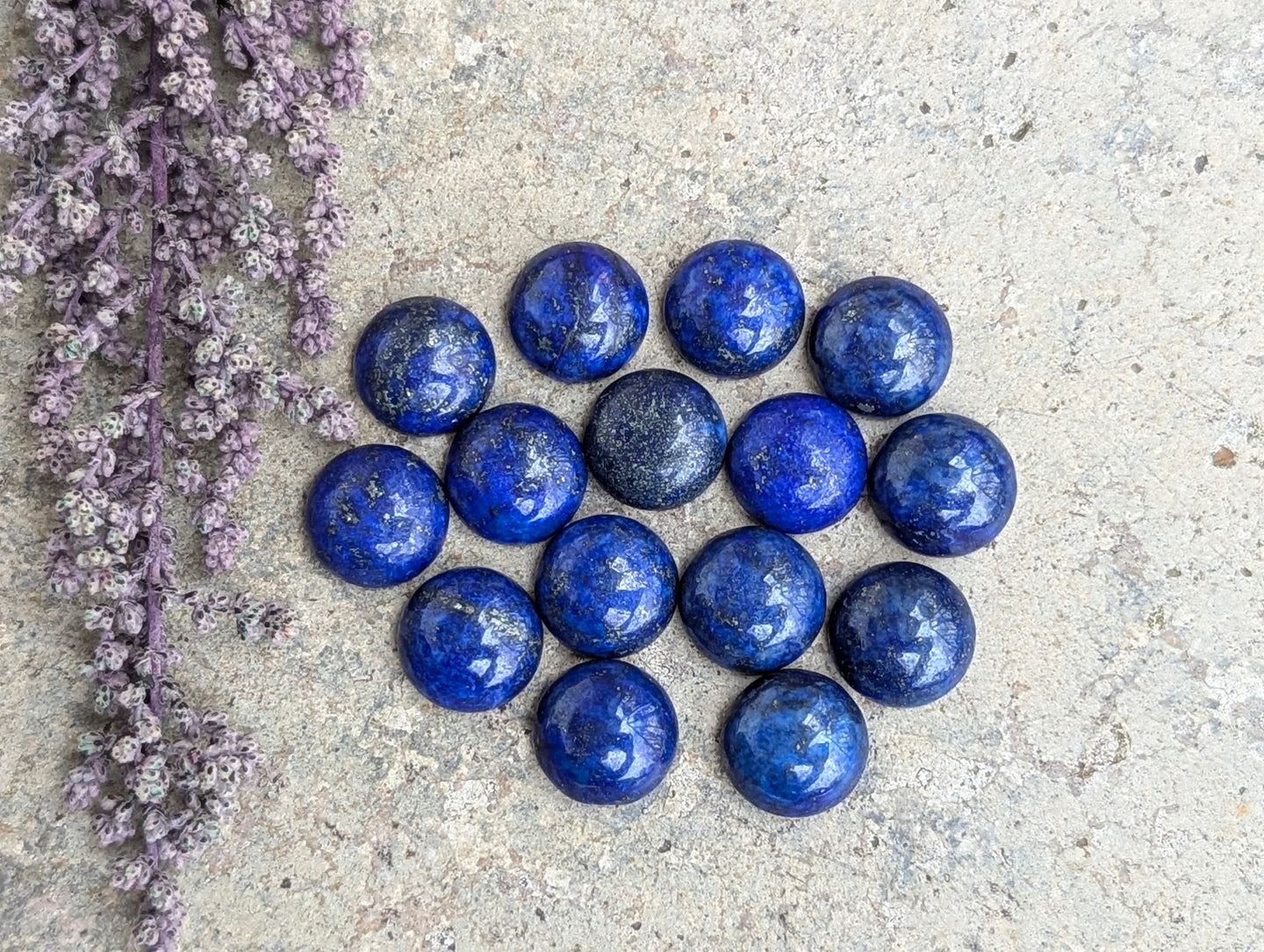 Lapis Lazuli Round Cabochons - 12mm